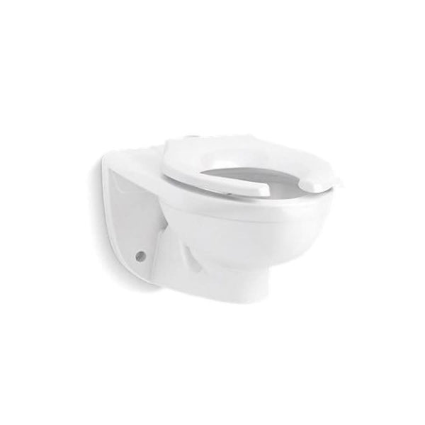 Kingston™ Ultra Toilet Bowl, Wall Mount, ADA, Elongated, Flushometer, White