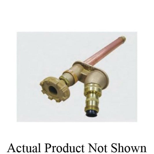 Hose Bibb, 1/2 in Inlet, FNPT, Rough Brass