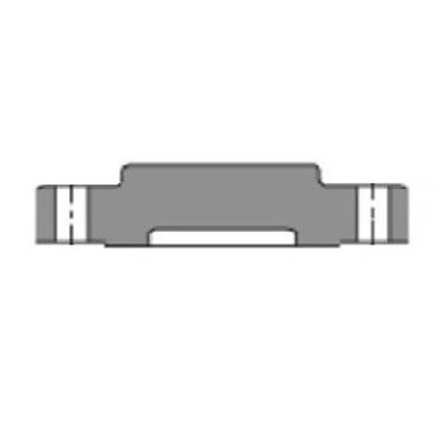 Raised Face Blind Flange, 5 in, 10 in OD, 8 Bolt Holes, 150 lb, Carbon Steel