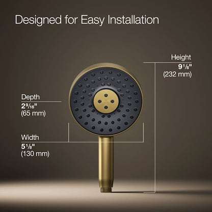 Statement 2.5 GPM Multi Function Hand Shower with MasterClean Sprayface and Katalyst Air Induction Technology