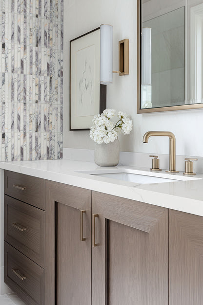 Scollopini Lilac Pattern Polished