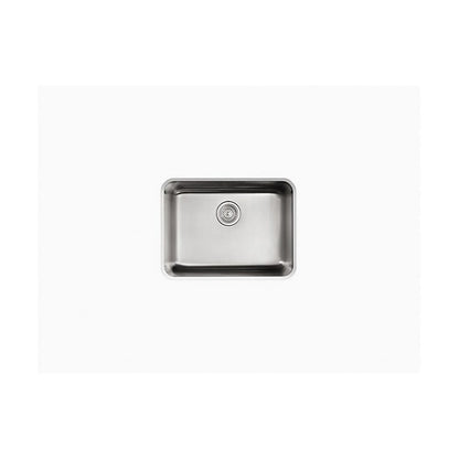 Undertone® Utility Sink, 1 Basin, Under Mount, 18 ga Satin Steel, Stainless