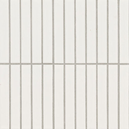 White Matte 1x6 Stack Pattern