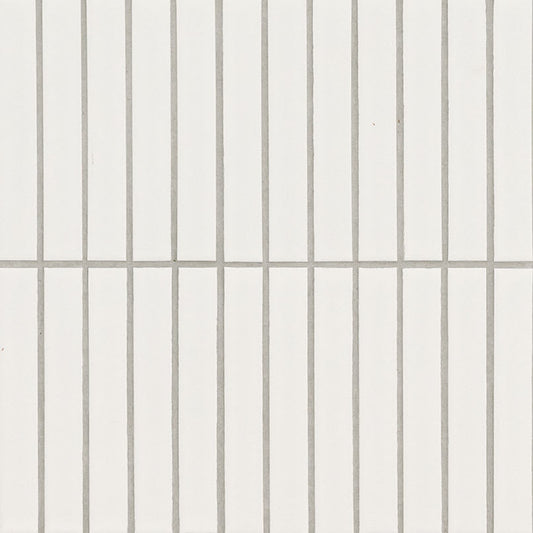 White Matte 1x6 Stack Pattern