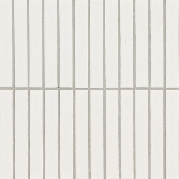 White Matte Stack Pattern