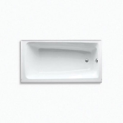 Mendota® Alcove Tub, ADA, 60 x 32 x 16-1/4 in, Right Hand Drain, White
