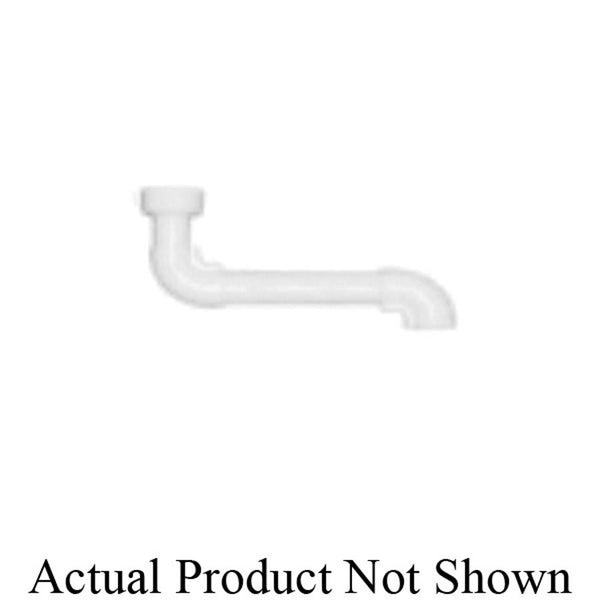 Lavatory Guard® 2 100 Basket Strainer and Offset Waste Cover, Molded Vinyl, China white