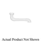 Lavatory Guard® 2 100 Basket Strainer and Offset Waste Cover, Molded Vinyl, China white