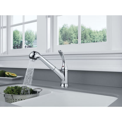 Foundations Core-B Pull-Out Kitchen Faucet with Optional Base Plate - Includes Lifetime Warranty