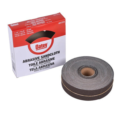 Closed Coat Abrasive Cloth, 25 yd L, 1-1/2 in W