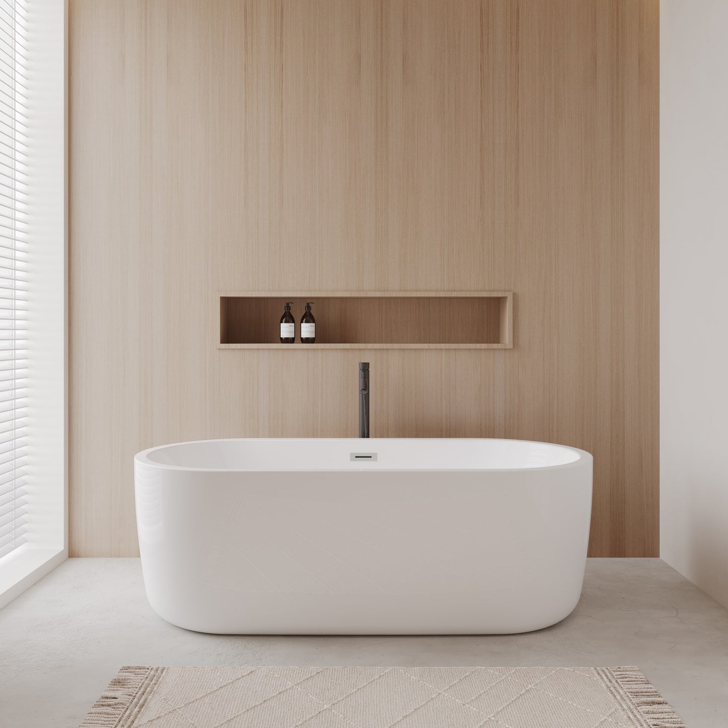 Juliette Freestanding Bathtub - 67W x 23H x 31.5D