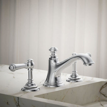 Artifacts 1.2 GPM Widespread Bathroom Faucet with Clicker Drain Assembly - Less Handles