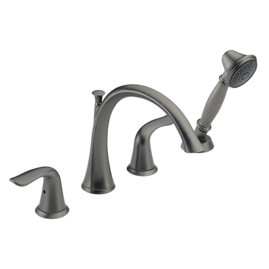 Lahara Deck Mounted Roman Tub Filler Trim with Hand Shower