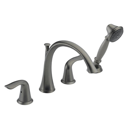Lahara Deck Mounted Roman Tub Filler Trim with Hand Shower