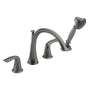 Lahara Deck Mounted Roman Tub Filler Trim with Hand Shower