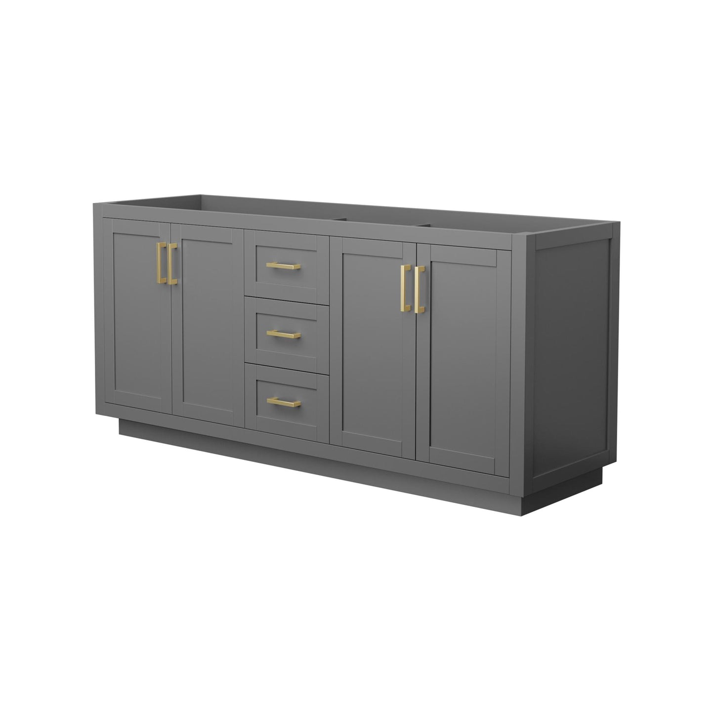 Miranda Double Bathroom Vanity - 71W x 33H x 21.75D