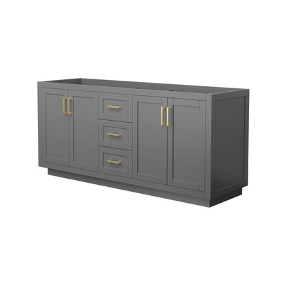 Miranda Double Bathroom Vanity - 71W x 33H x 21.75D
