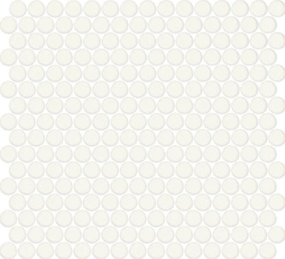 Color Wheel Mosaic Matte Arctic White Herringbone 1X3 Matte