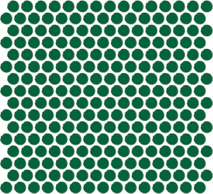 Color Wheel Mosaic Emerald Hexagon 1.5X1.5 Glossy