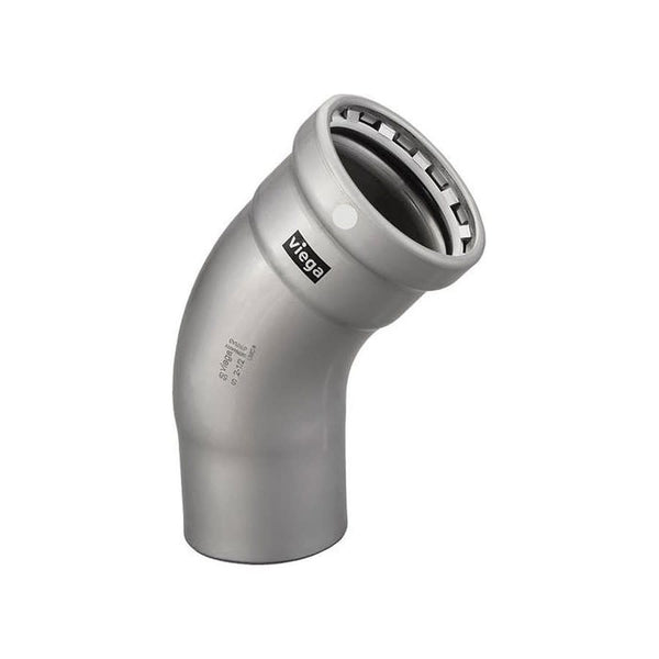 Carbon Steel Street 45 deg Elbow, 3 in, Fitting x Press, Import