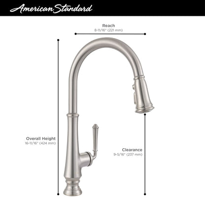 Delancey Single Handle Pull-Down Spray Kitchen Faucet