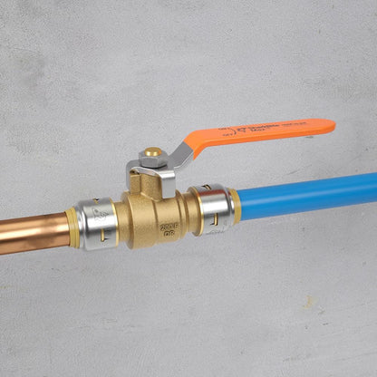 Max 3/4 in. Brass Push-to-Connect Ball Valve