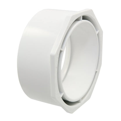 Bushing, 8 x 4 in, Spigot x Hub, DWV, PVC