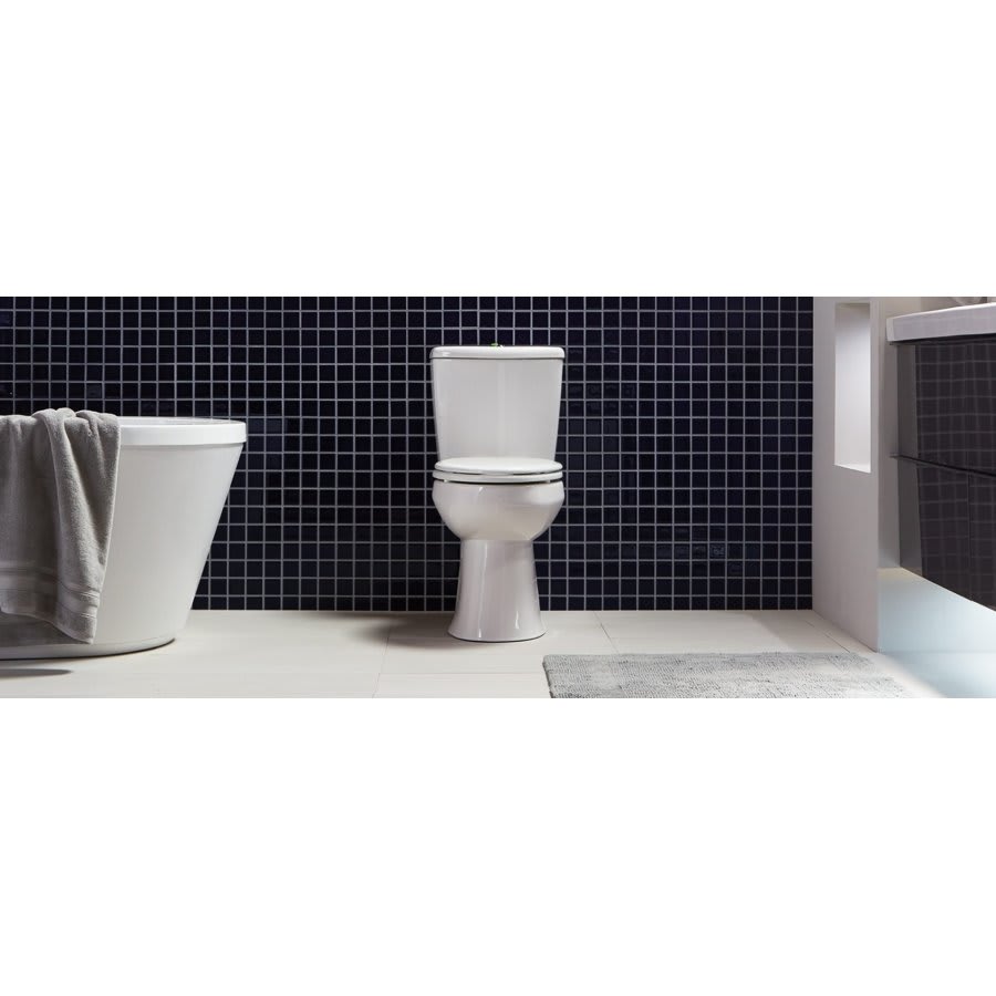 Nano® Toilet Bowl, Floor Mount, 12 in Rough, ADA, Elongated, White