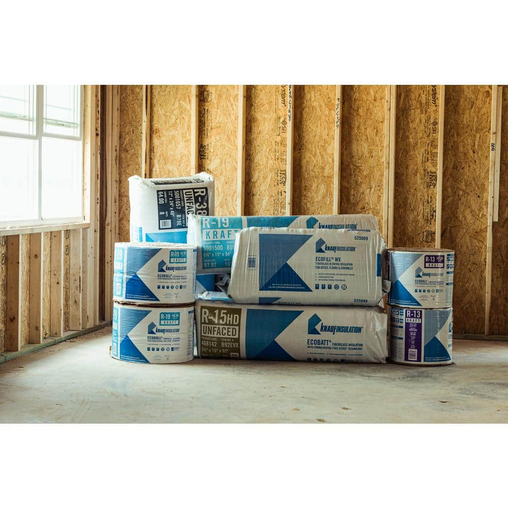 R-30 EcoRoll Unfaced Fiberglass Insulation Roll 15 in. x 22 ft. x 10 in.