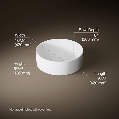 Vox 16-1/2" Vessel Sink with Overflow