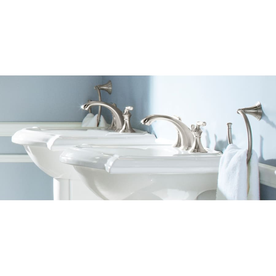 Devonshire Widespread Bathroom Faucet with UltraGlide Valve and Quick Mount Technology - Free Metal Pop-Up Drain Assembly with Purchase