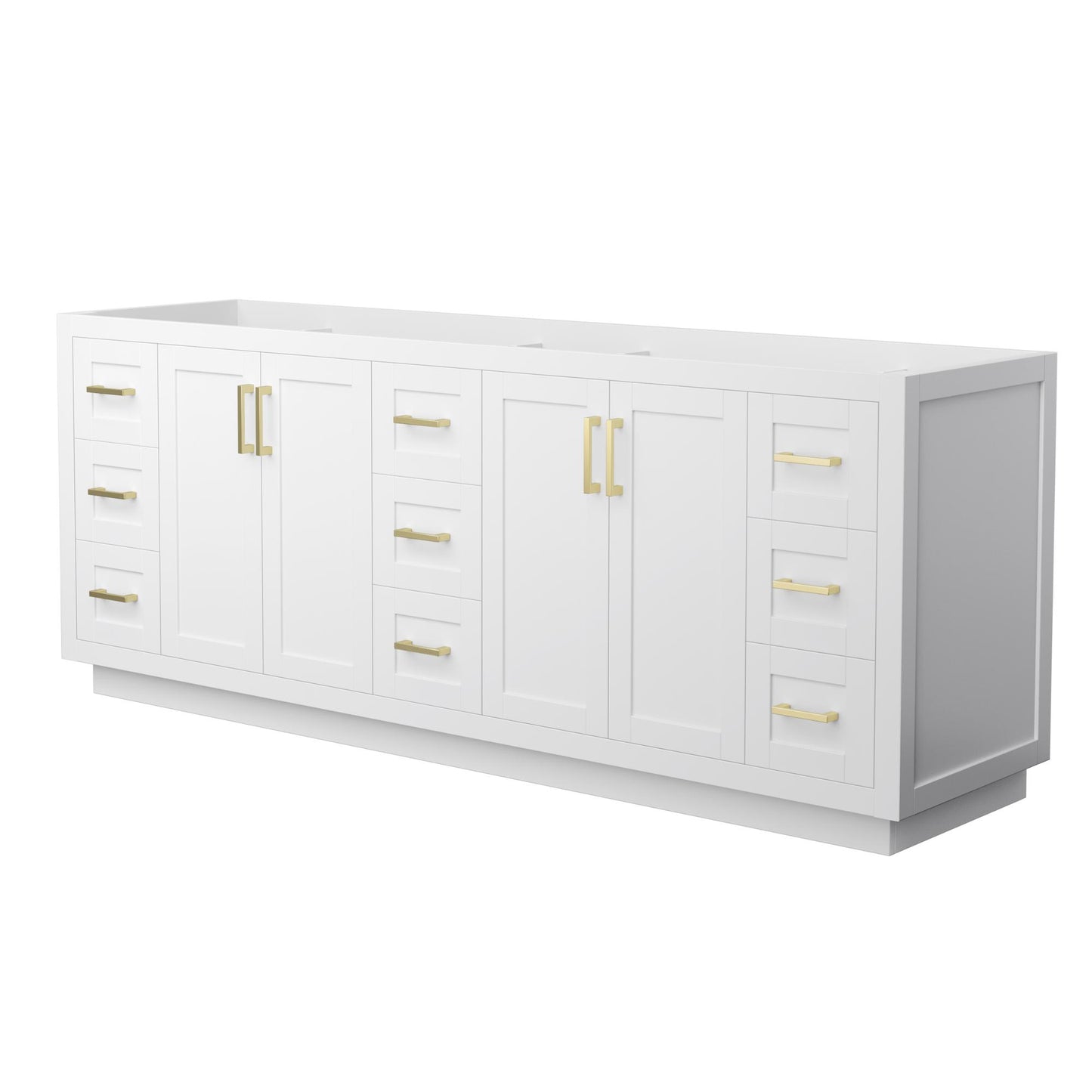 Miranda Double Bathroom Vanity - 83.25W x 33H x 21.75D