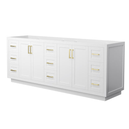 Miranda Double Bathroom Vanity - 83.25W x 33H x 21.75D