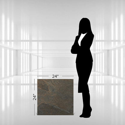 Constant Mahogany Square 24X24 Matte