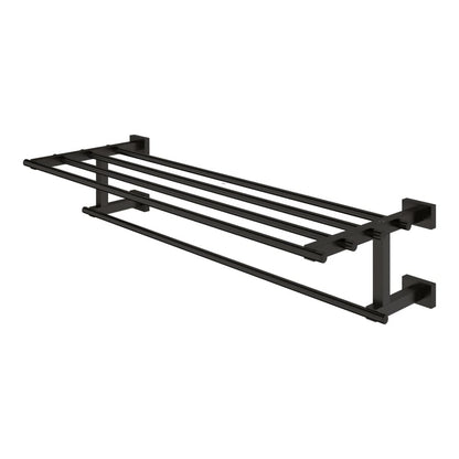 Essentials Cube 22" Towel Rack with Integrated Towel Bar