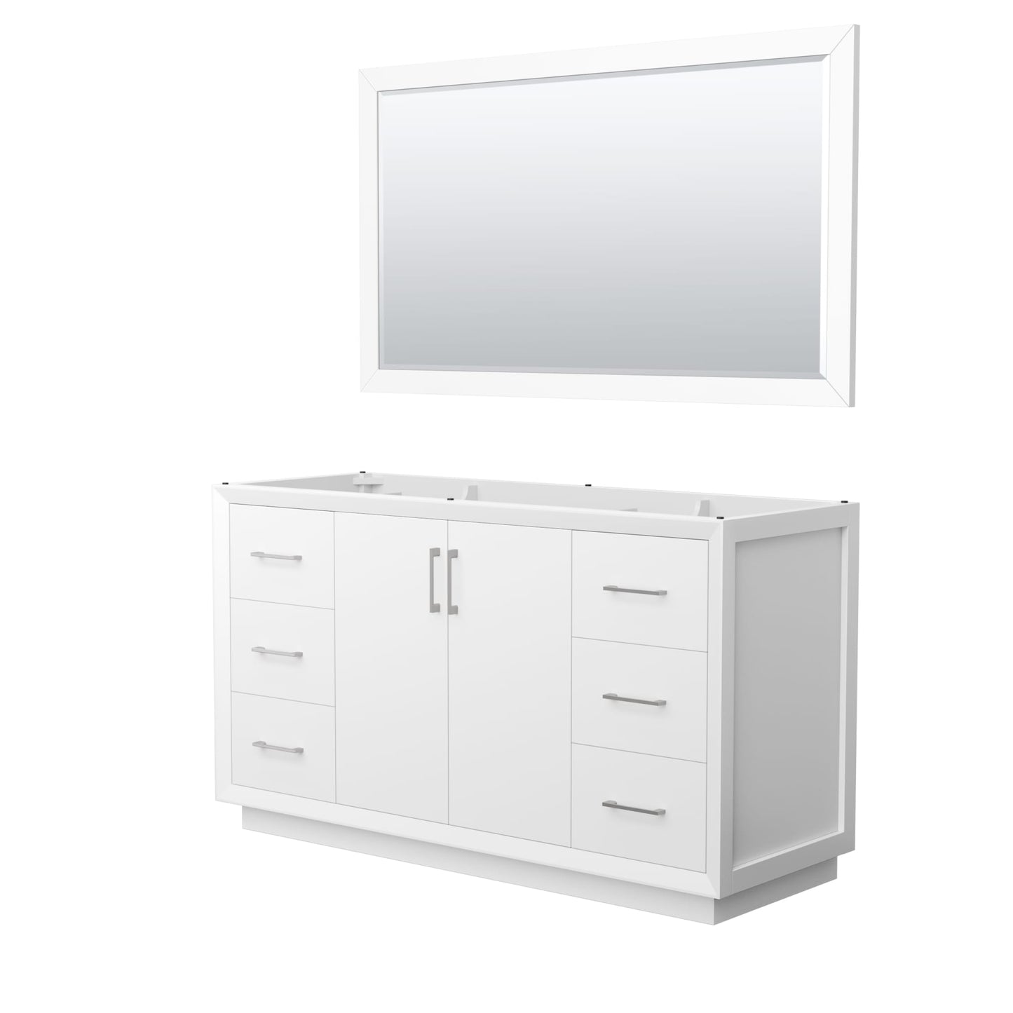 Strada Single Bathroom Vanity - 59.25W x 34.25H x 21.75D