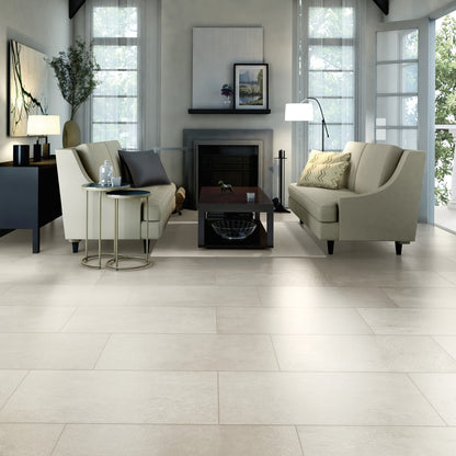 Slate Attache Meta White Rectangle 12X24 Matte