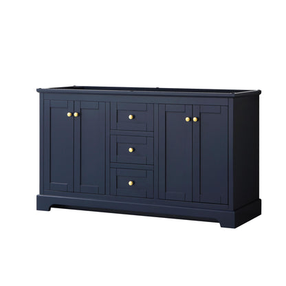 Avery Double Bathroom Vanity - 59.25W x 34.25H x 21.75D