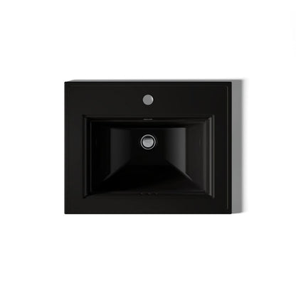 Memoirs Stately 17" Drop In Bathroom Sink with 1 Hole Drilled and Overflow