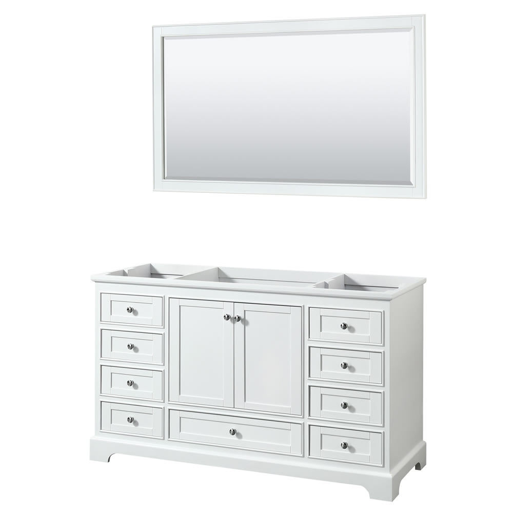 Deborah Single Bathroom Vanity - 59.25W x 34.25H x 21.5D
