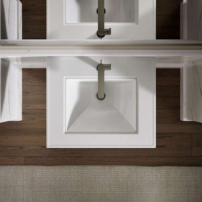 Memoirs Fireclay Pedestal Bathroom Sink - Less Pedestal and Legs