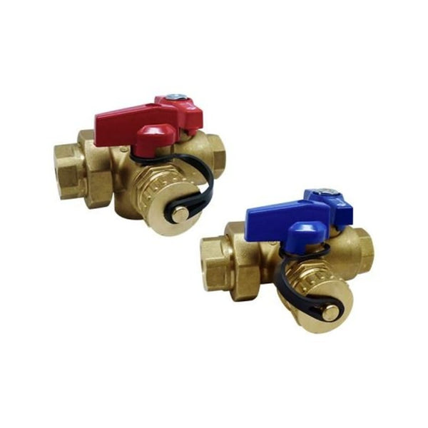 Ball Valve, 3/4 in, FNPT, 600 lb, Brass Body, Full Port