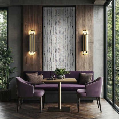 Scollopini Lilac Pattern Polished