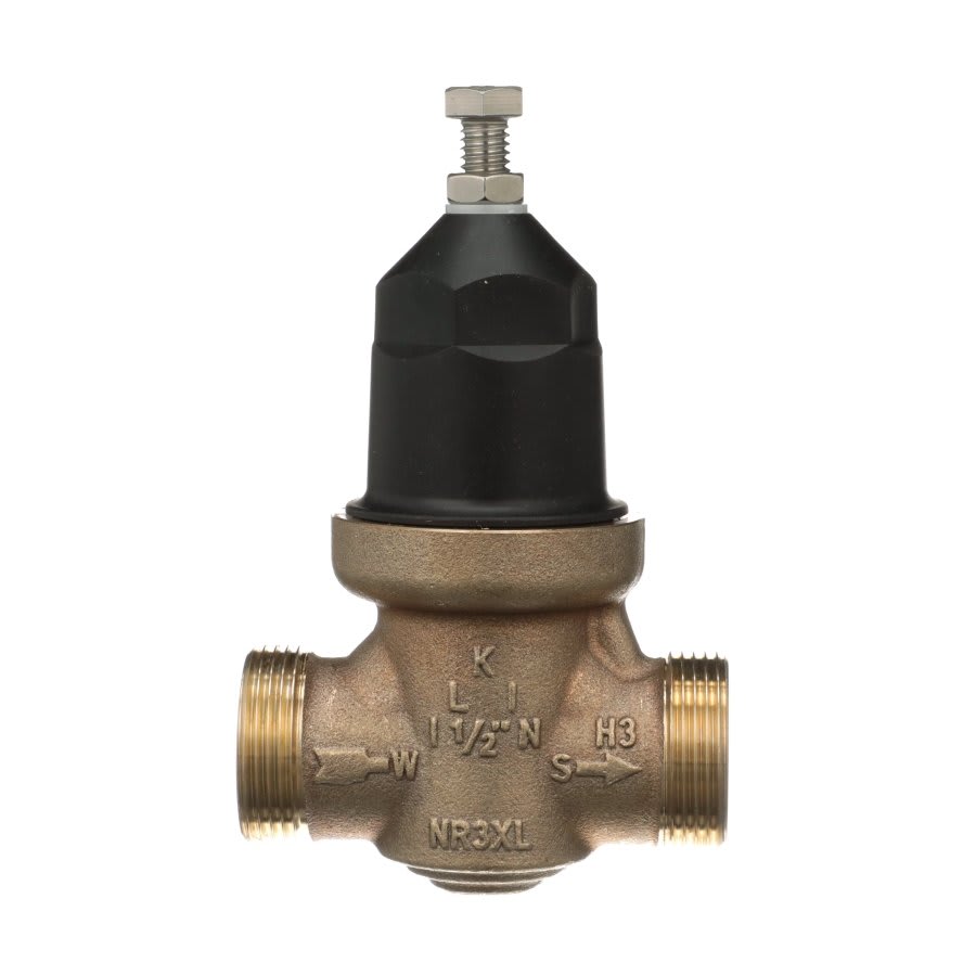 Pressure Reducing Valve, 1/2 in, Union FNPT x FNPT, Bronze