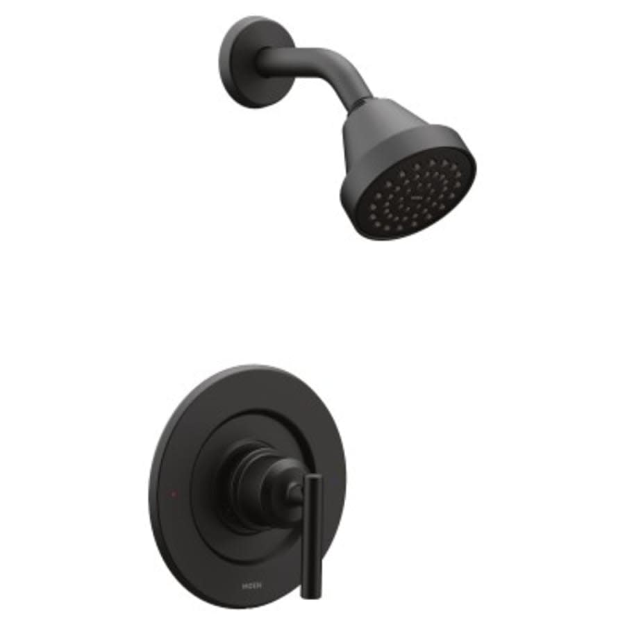 Gibson Posi-Temp Pressure Balanced Shower Trim with 1.75 GPM Single Function Showerhead and Single Lever Valve Trim - Less Rough In Valve