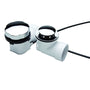PF644 Series 22" PVC Cable Drain with Trim