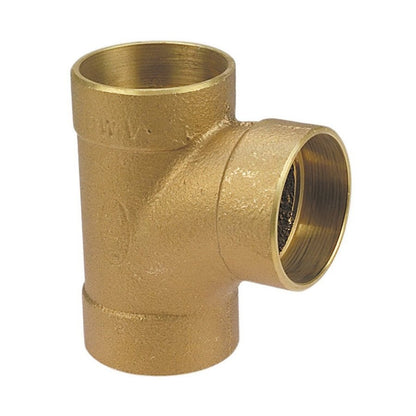 DWV Sanitary Tee, 3 x 1-1/2 in, C, Copper