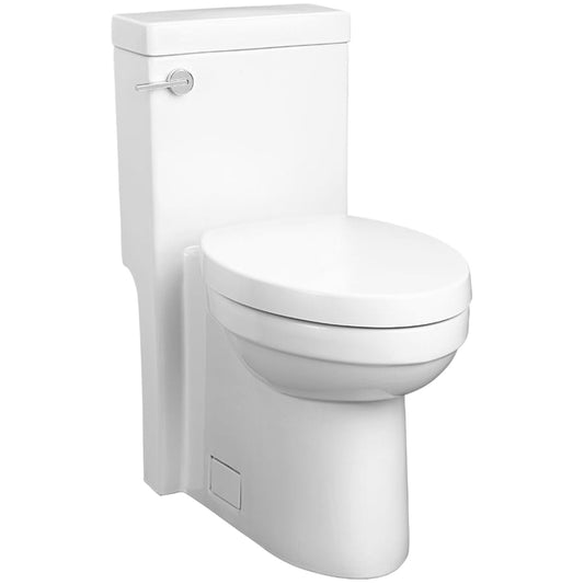 Cossu 1.28 GPF One Piece Elongated Chair Height Toilet with Left Hand Lever - Seat Included