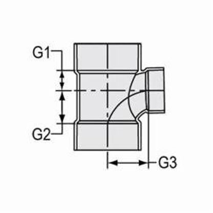 Sanitary Tee, 10 x 6 in, Hub, DWV, PVC