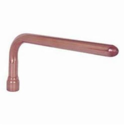 4 x 8 in L Stub Elbow, 1/2 in, CPVC Socket, Copper